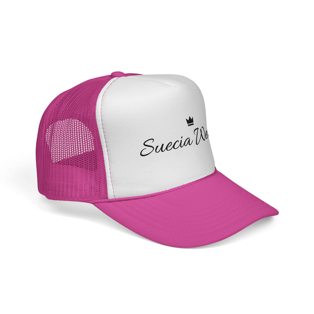 Suecia Wears Trucker Caps