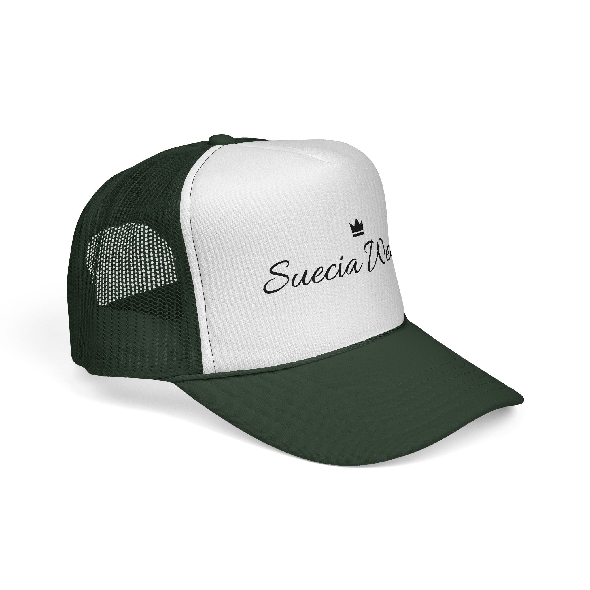 Suecia Wears Trucker Caps
